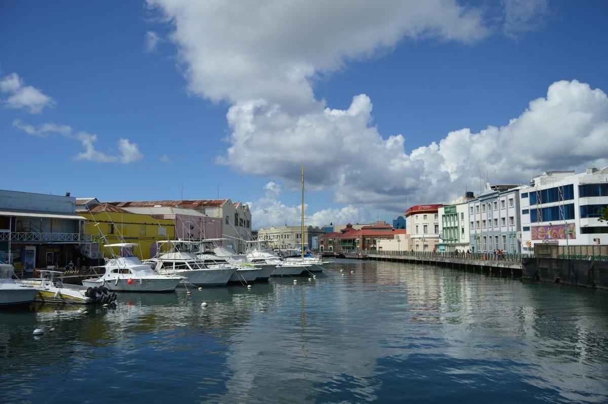 The Careenage in Bridgetown